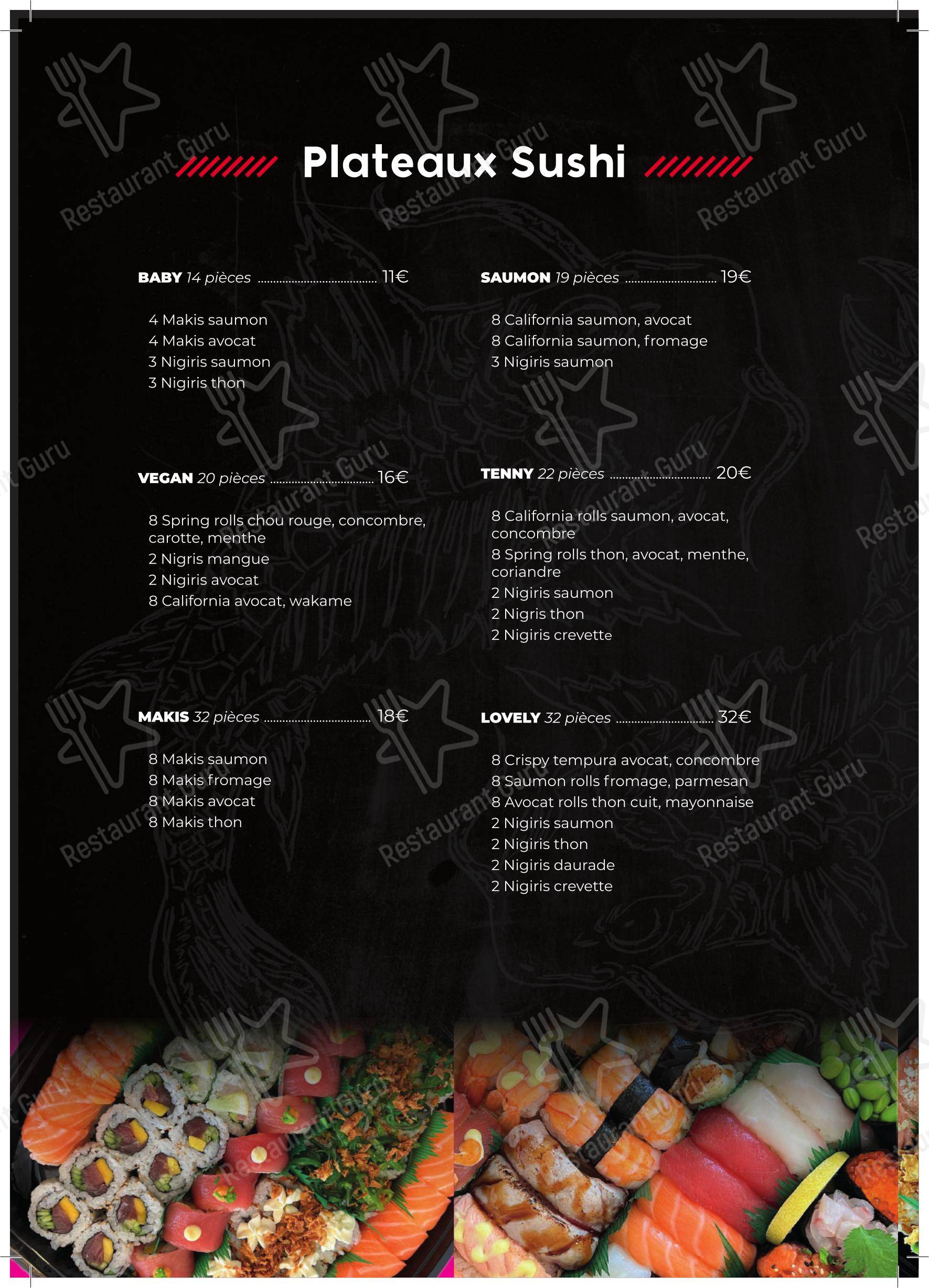 SabaiDee Sushi в Тулуже - Меню
