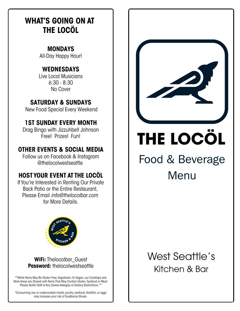The Locöl Kitchen & Bar меню