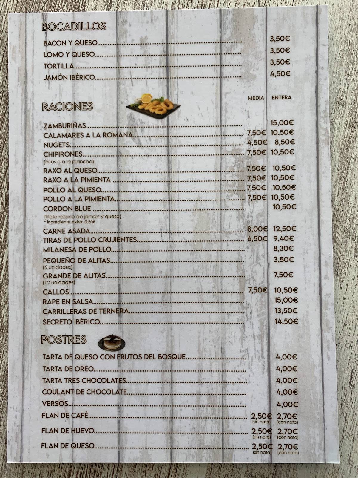 Selecta caffe меню