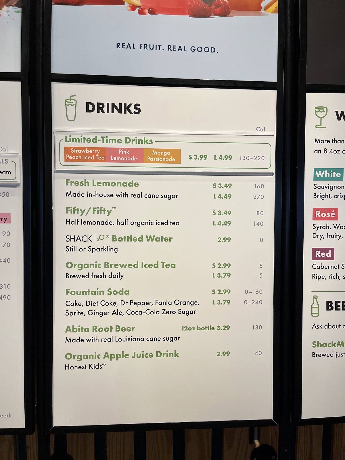 Shake Shack, Easton Town Center меню