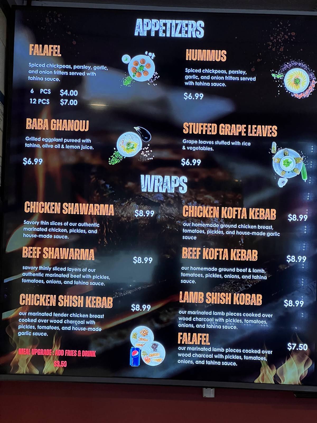 Shawarma Express меню