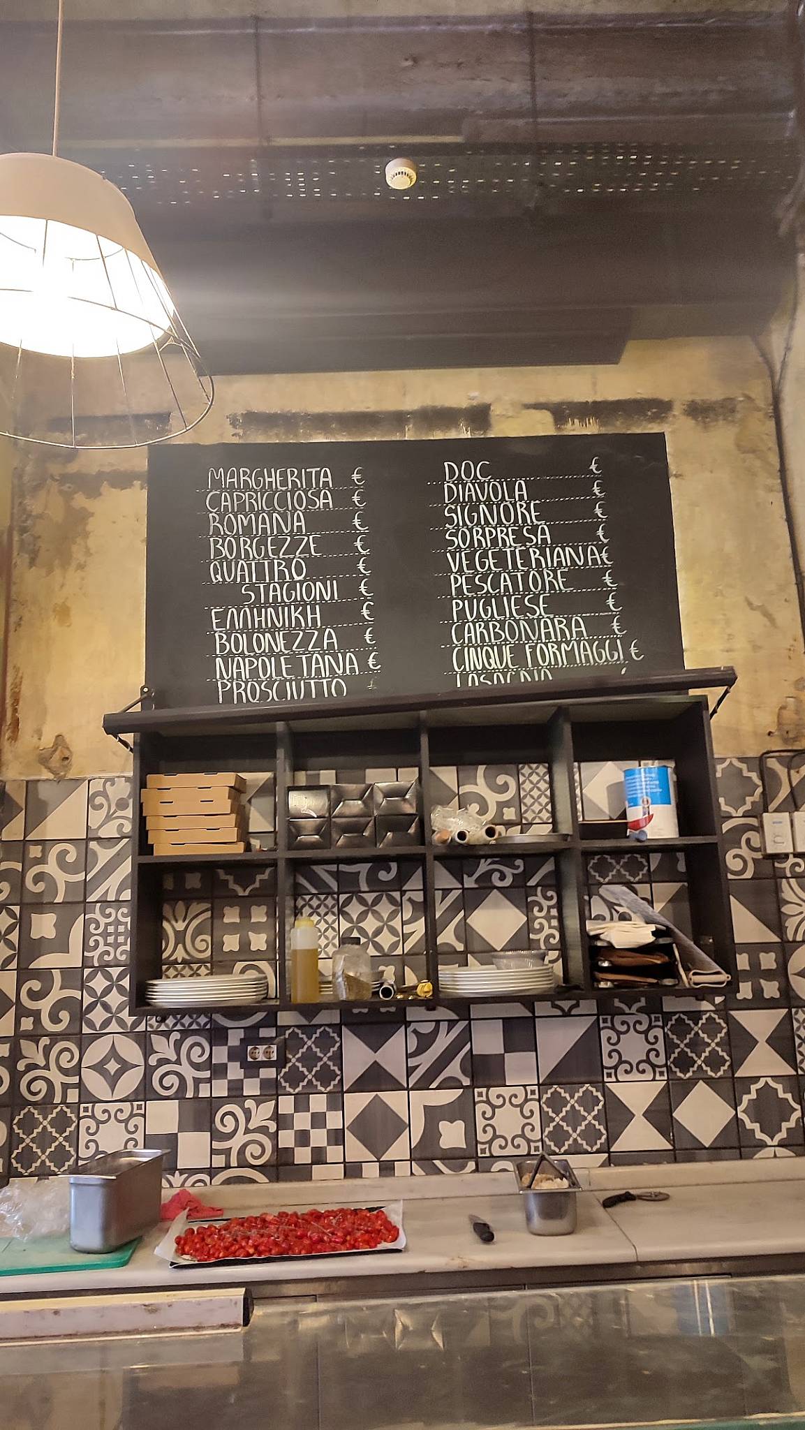 Signore Pizza меню
