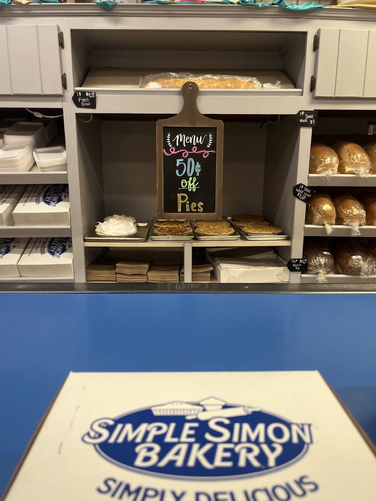 Simple Simon Bakery меню