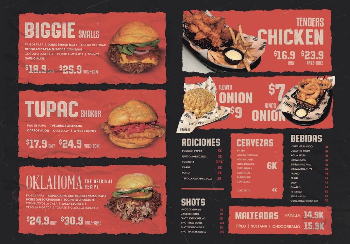 Smash Burger меню