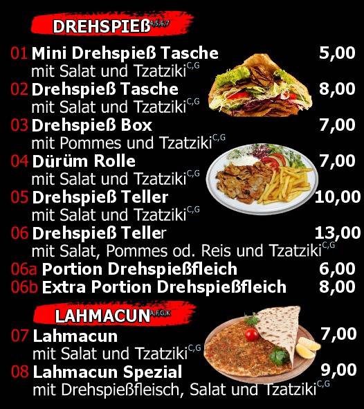 Snack Point kassel меню
