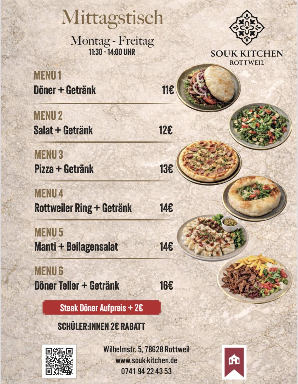Souk Kitchen Rottweil меню