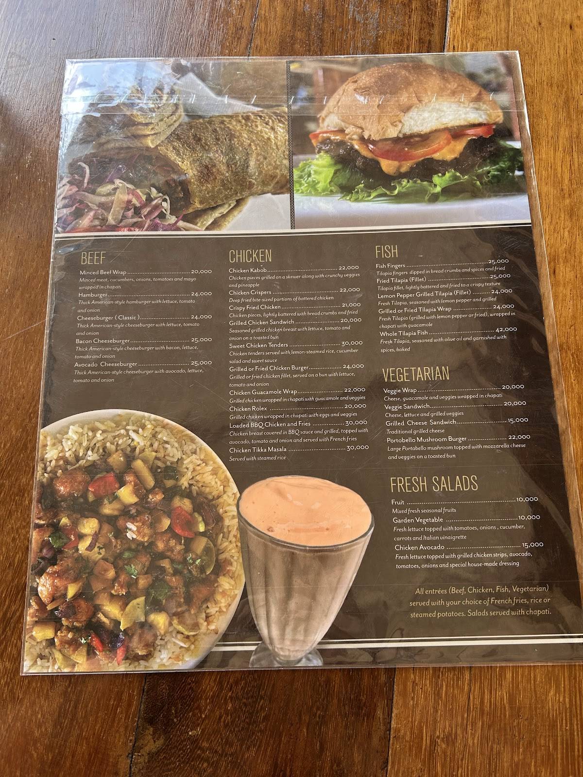 Source Cafe меню