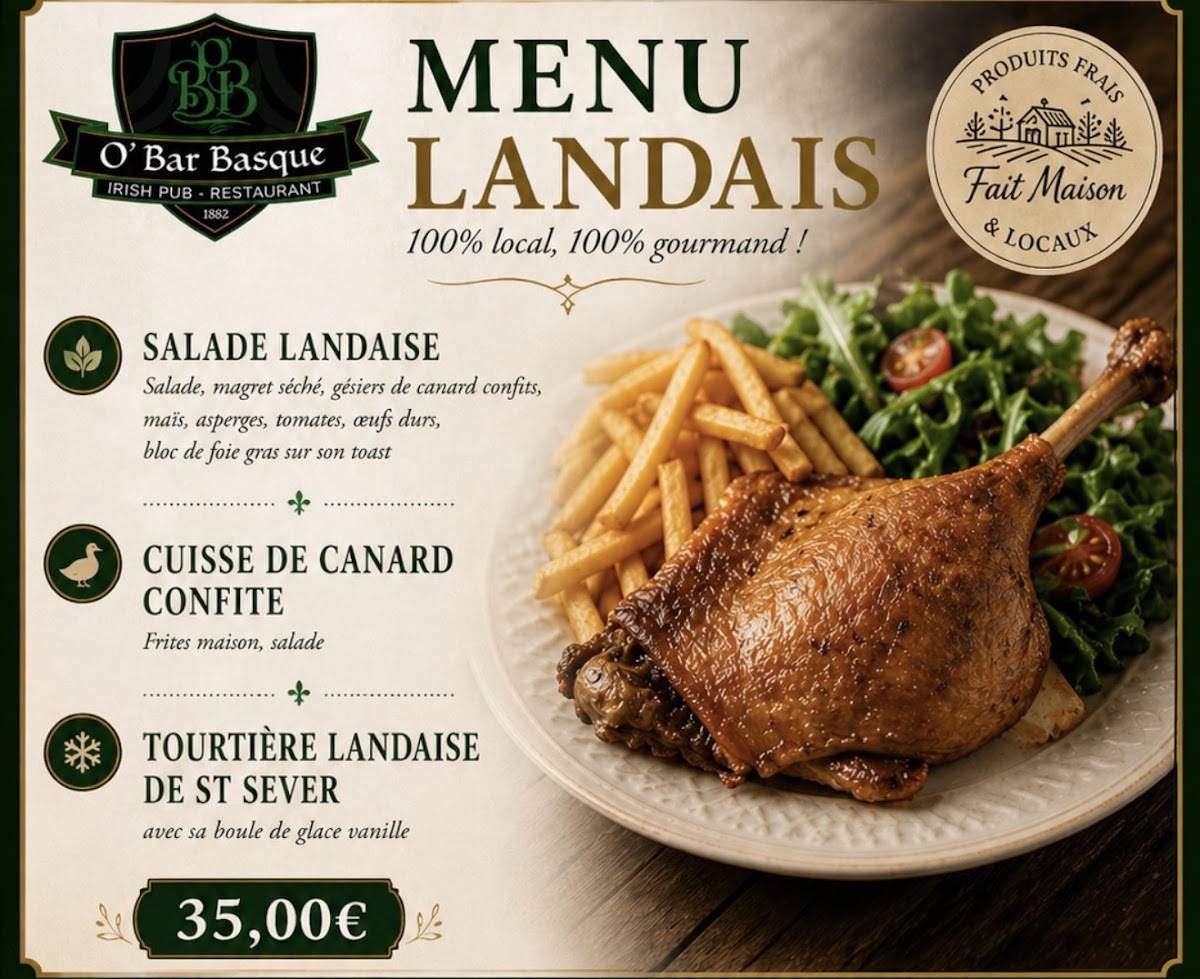 O’BAR BASQUE SOUSTONS ️ меню