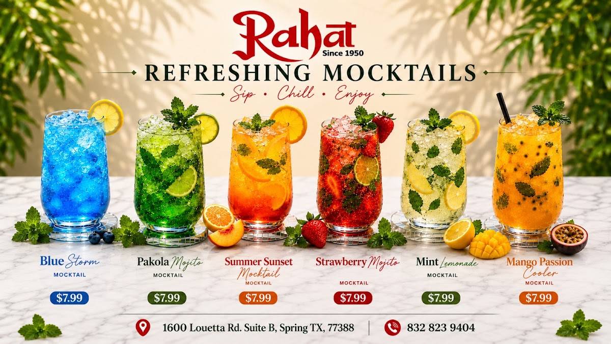 Rahat Spring, TX меню