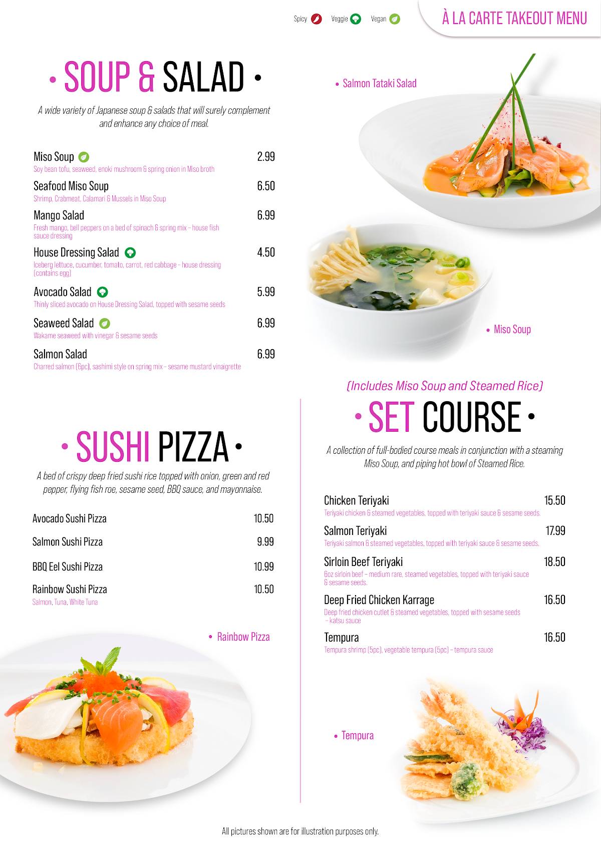 Spring Sushi меню