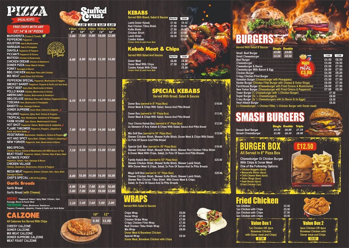 Starburger Rugeley меню