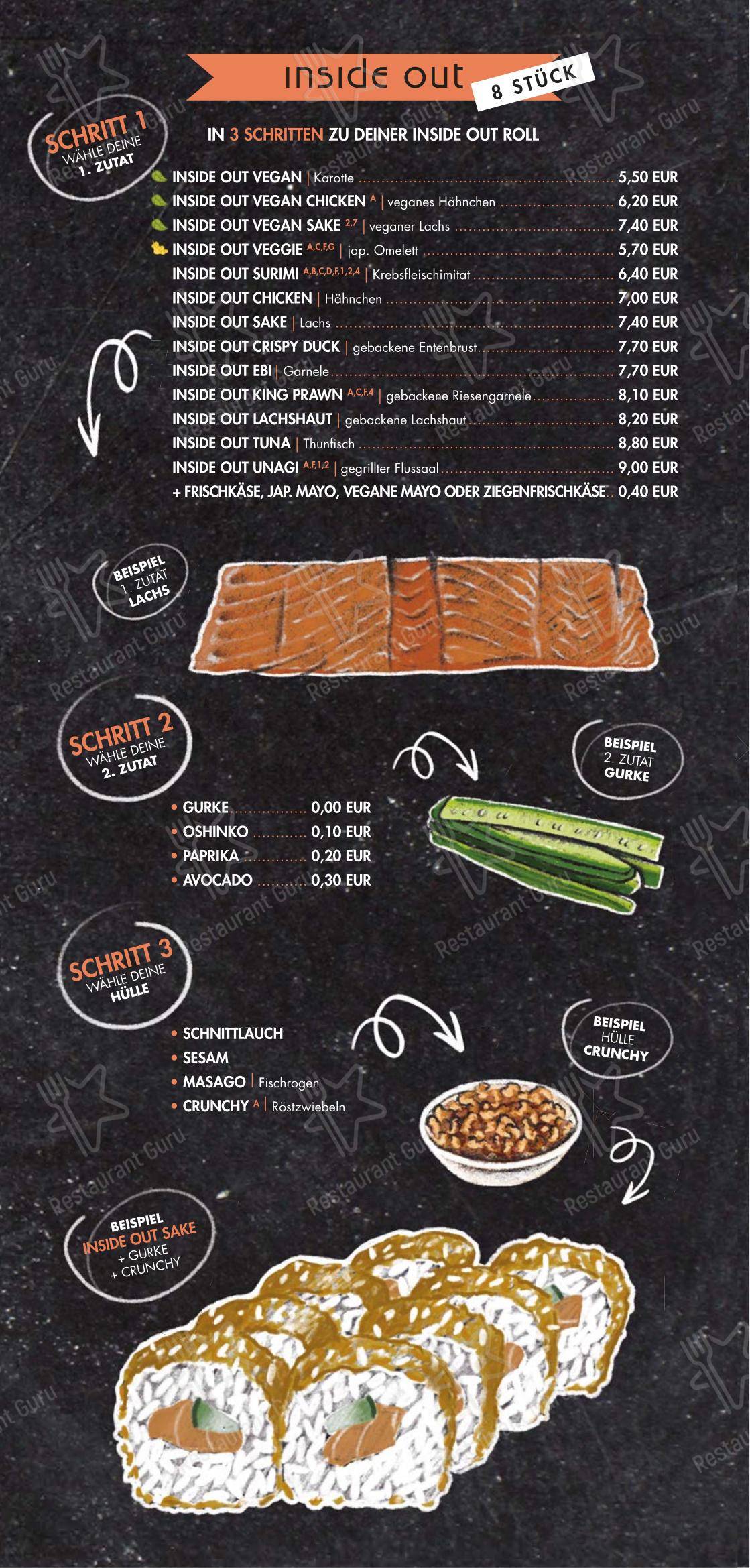 Меню ресторана Sushilicious в Ростоке