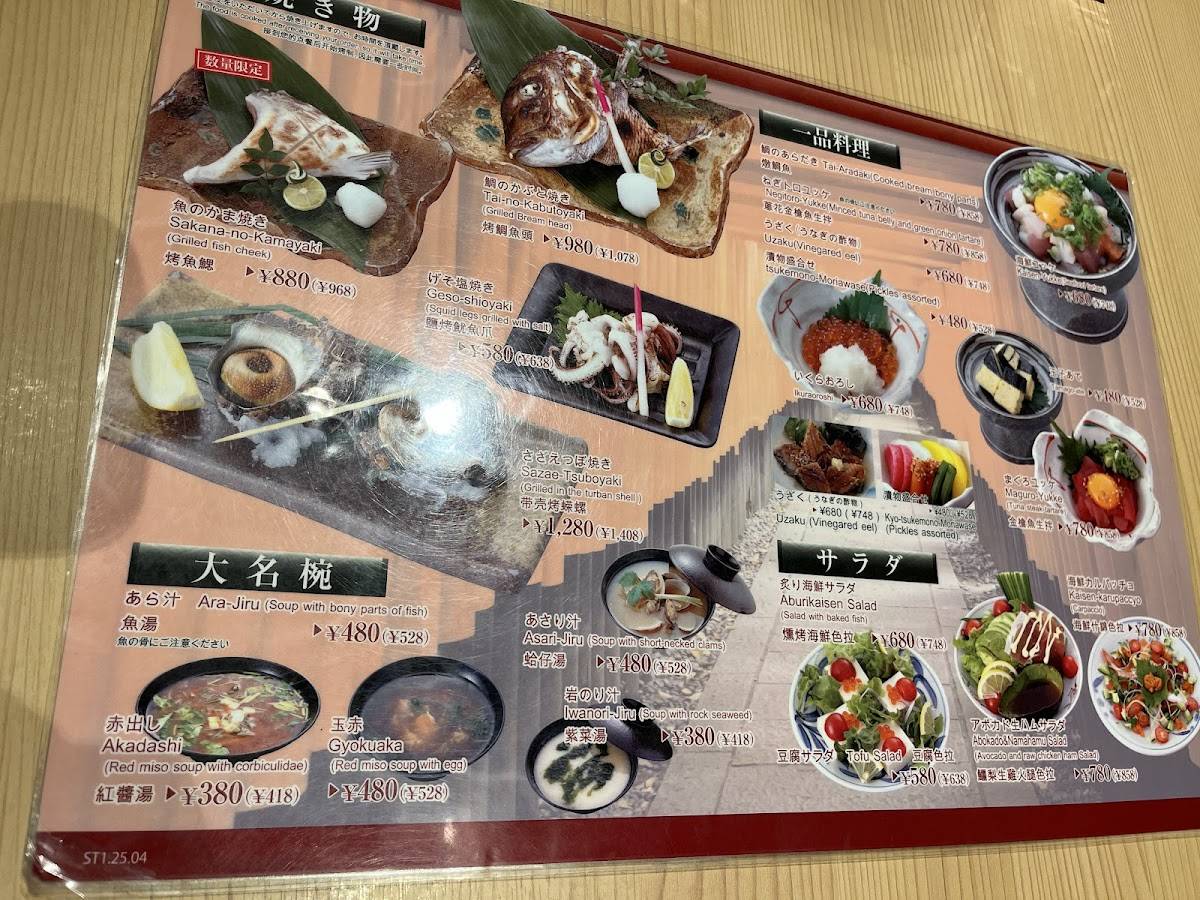 Sushitetsu меню