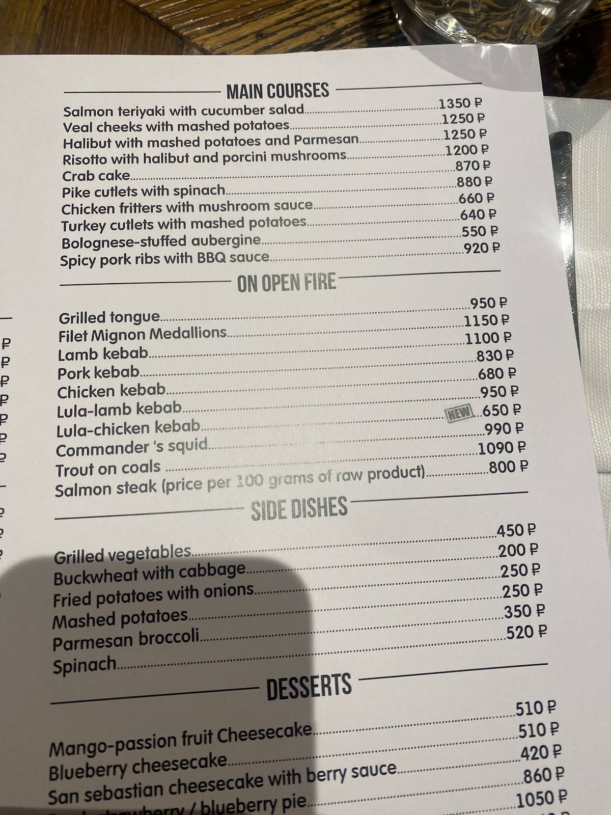Сыроварня меню