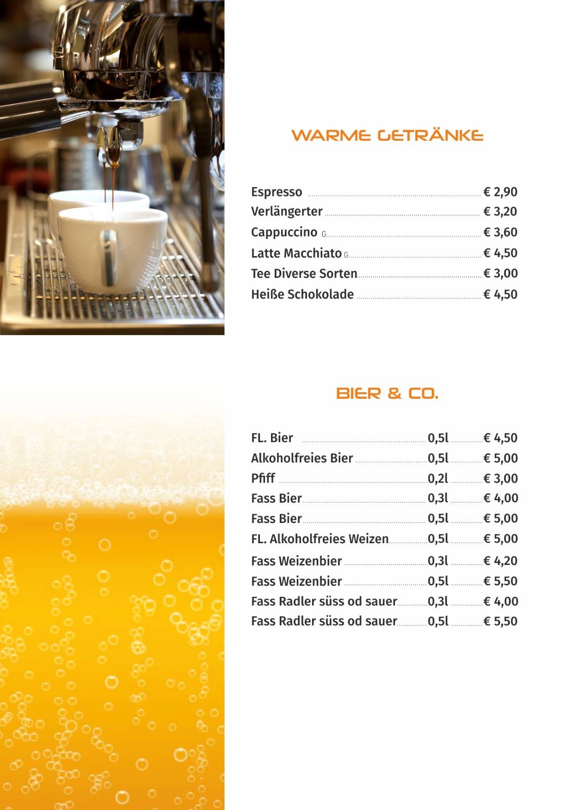 TerrassenCafe Birkenberg меню
