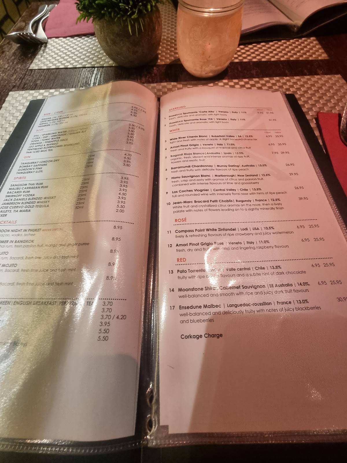 Thai Table меню
