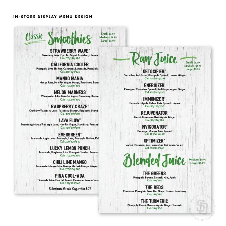 The Good Straws меню