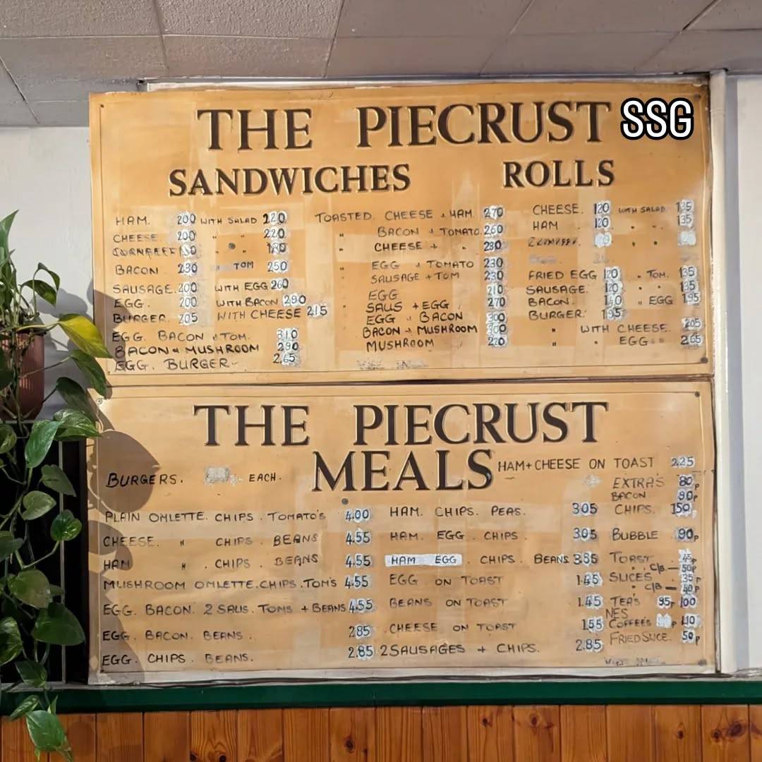 The Pie Crust меню