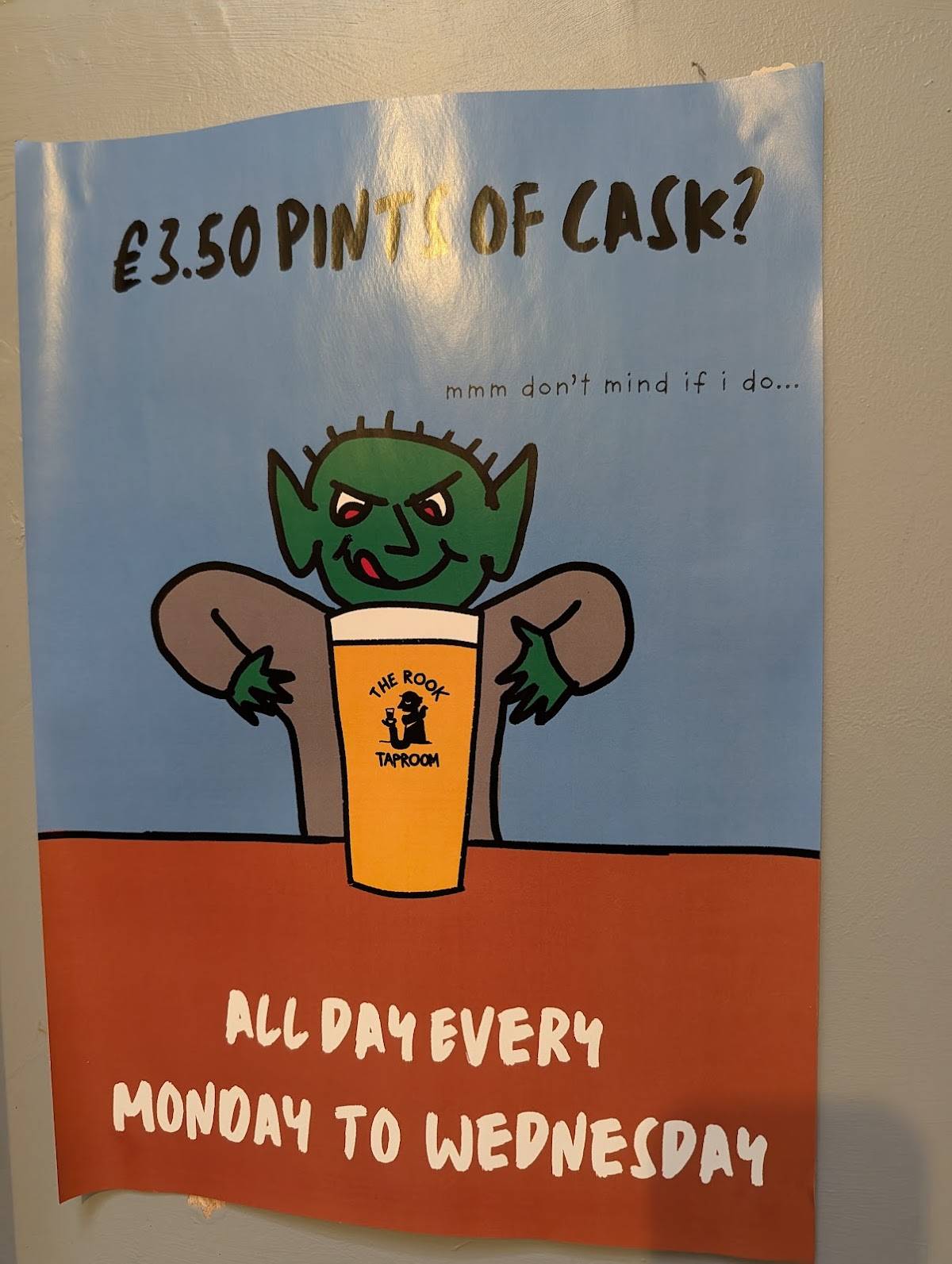 The Rook Taproom меню