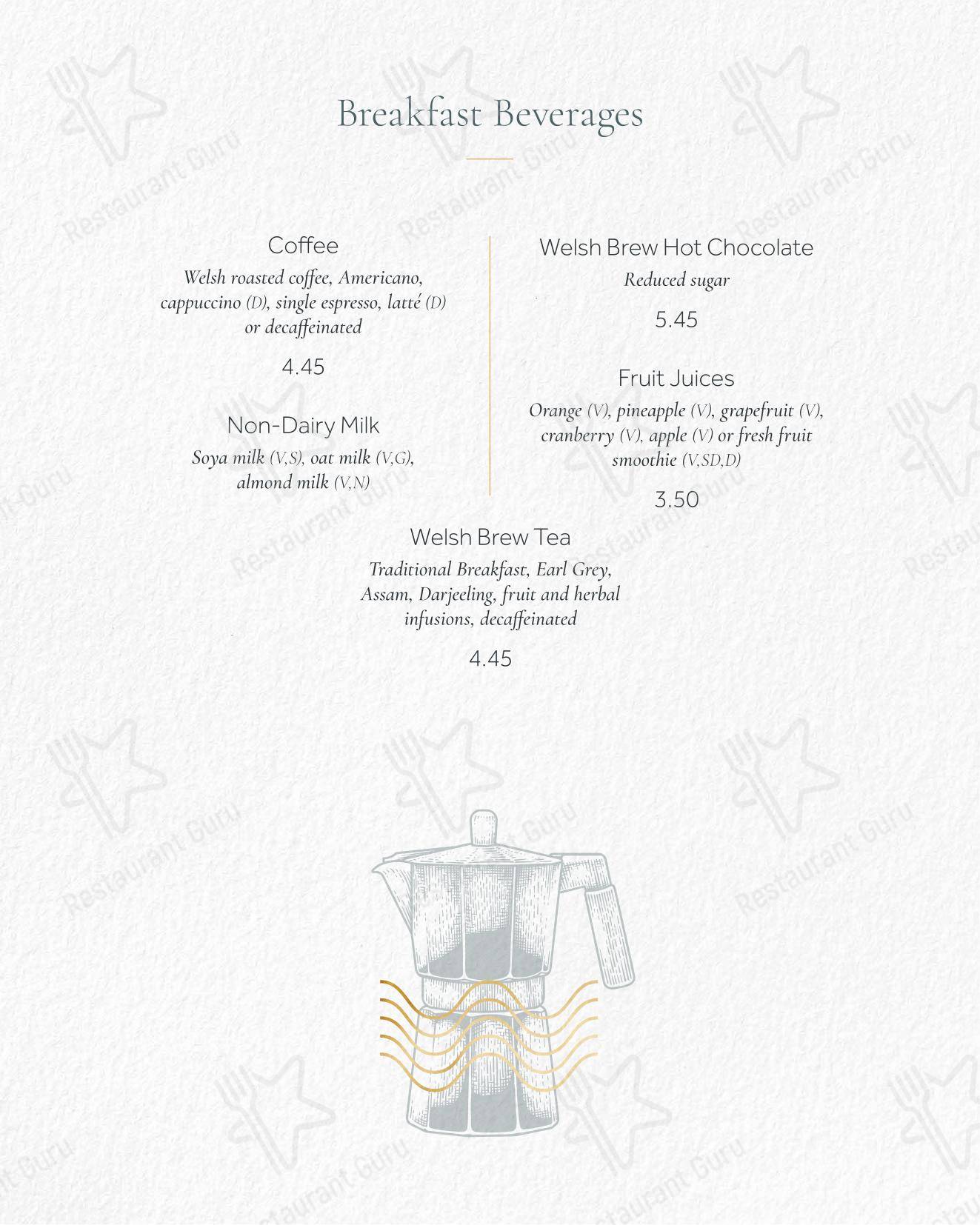 Boronia Catering Menu Pack ресторана The Sorting Room Restaurant