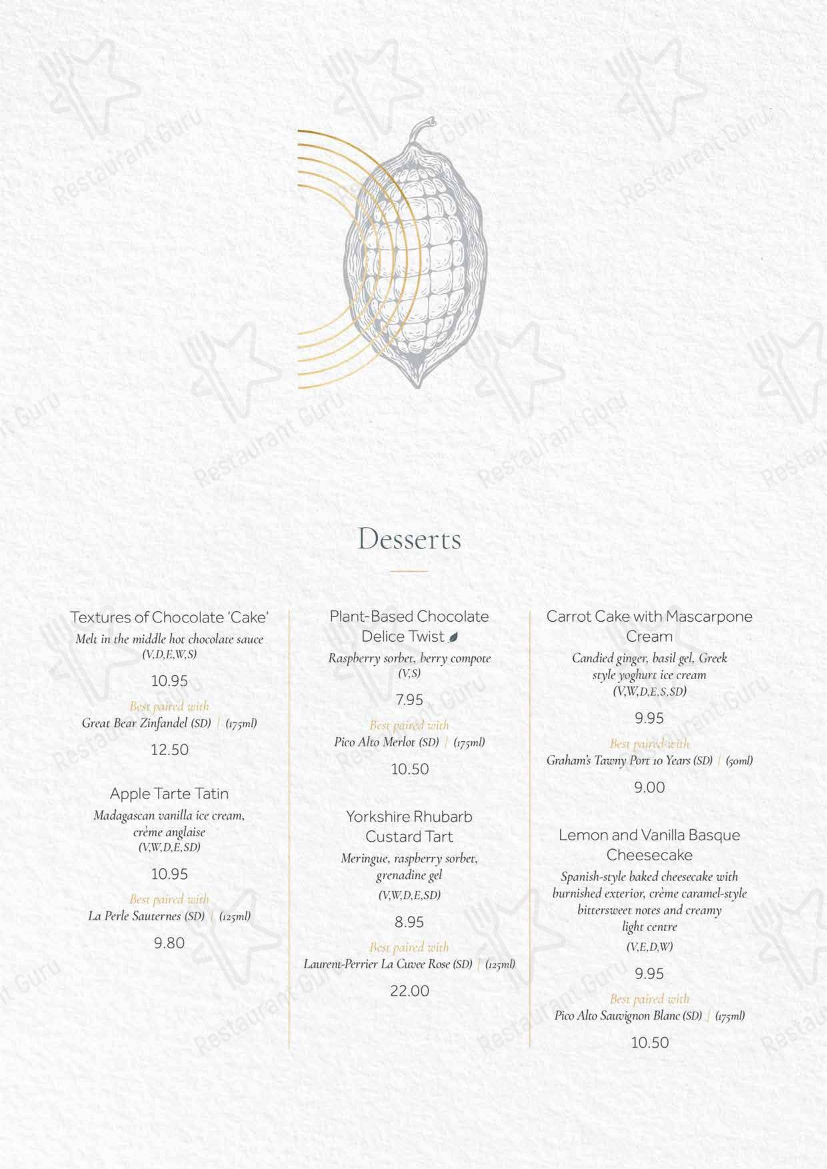 The Sorting Room Restaurant в Кардифф - Menu prices