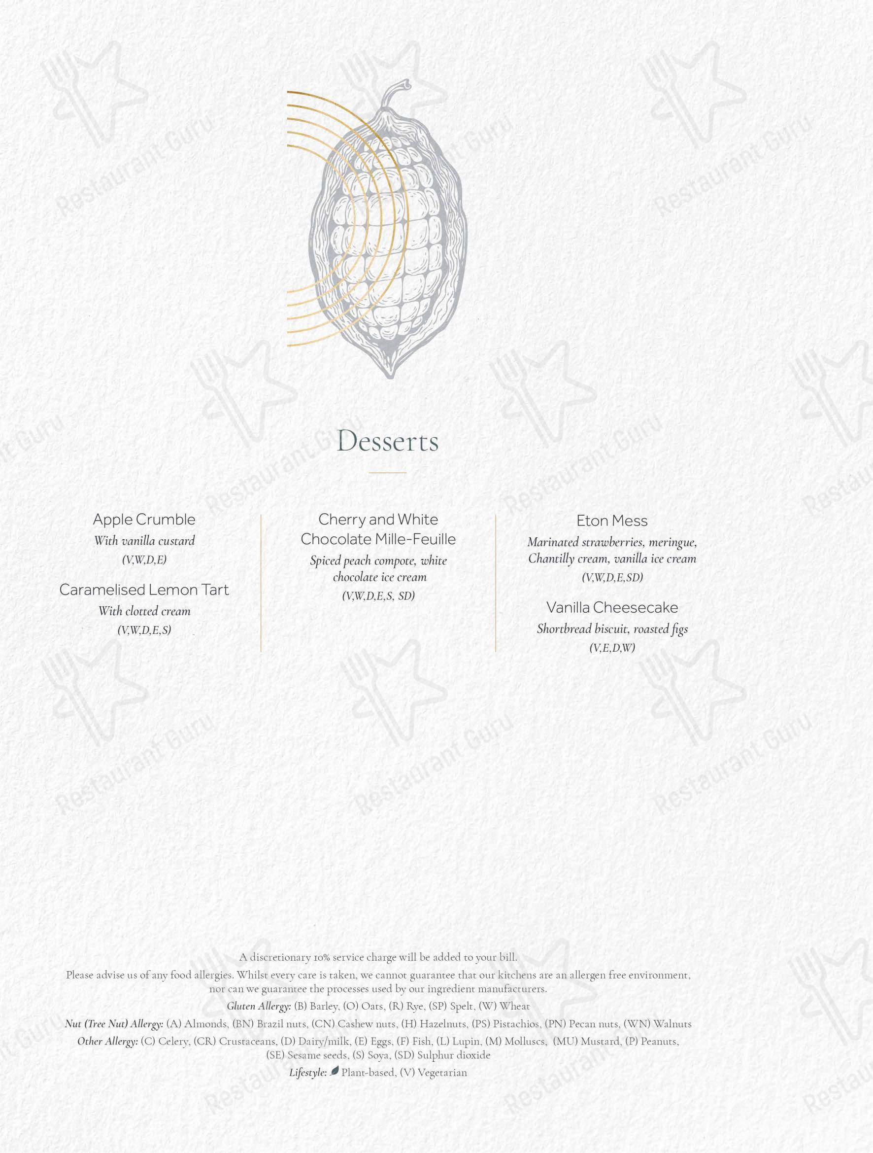 The Sorting Room Restaurant в Кардифф - Bar menu