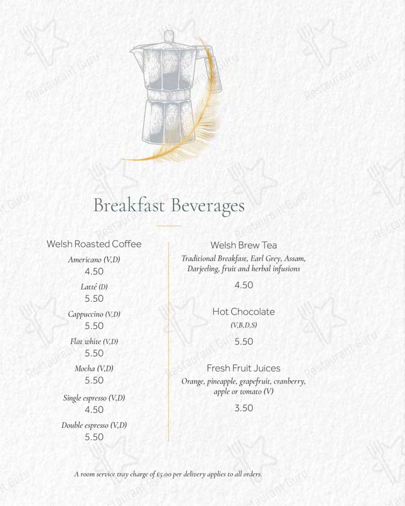 OUR CATERING MENU ресторана The Sorting Room Restaurant в Кардифф