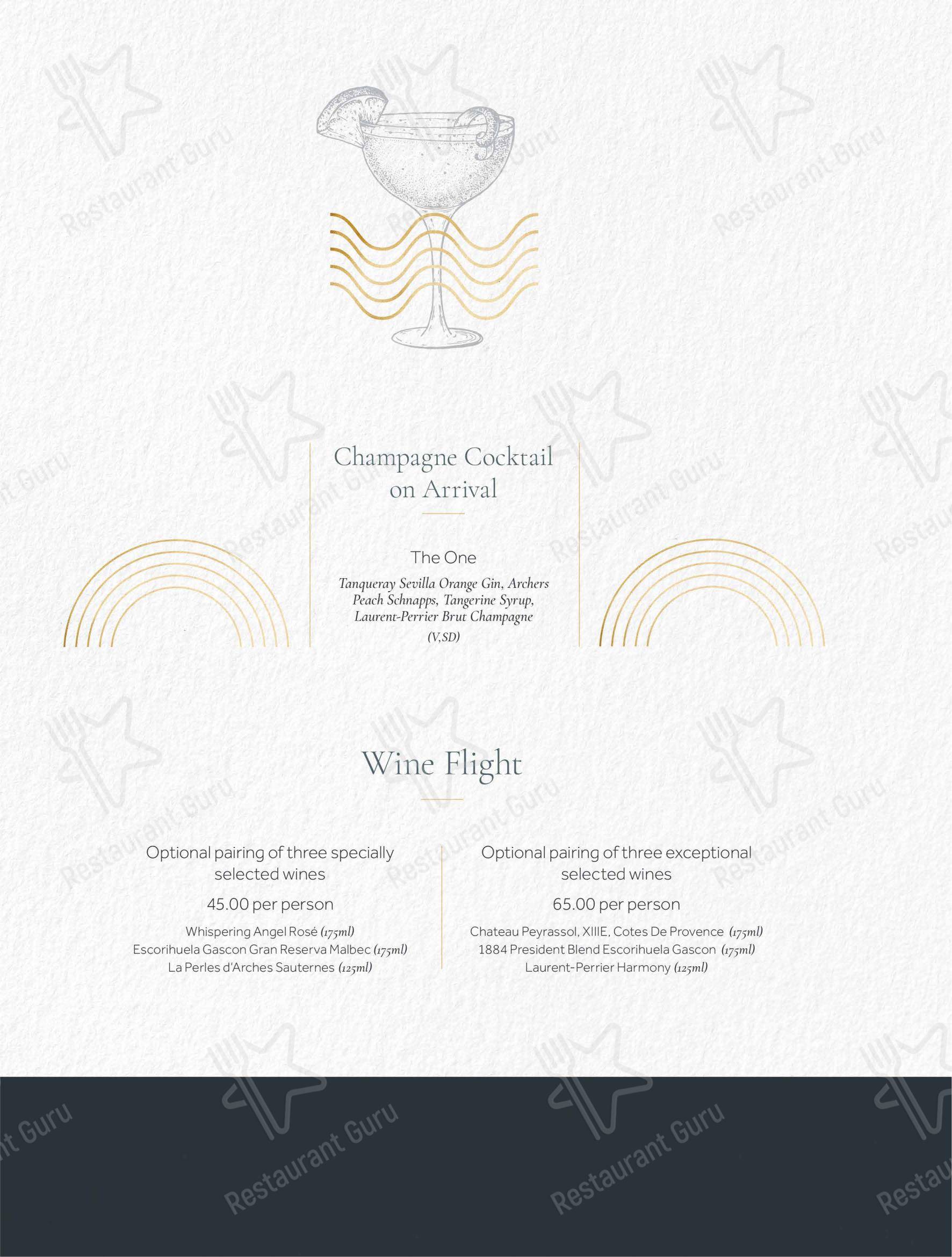 Меню ресторана The Sorting Room Restaurant - Full Menu