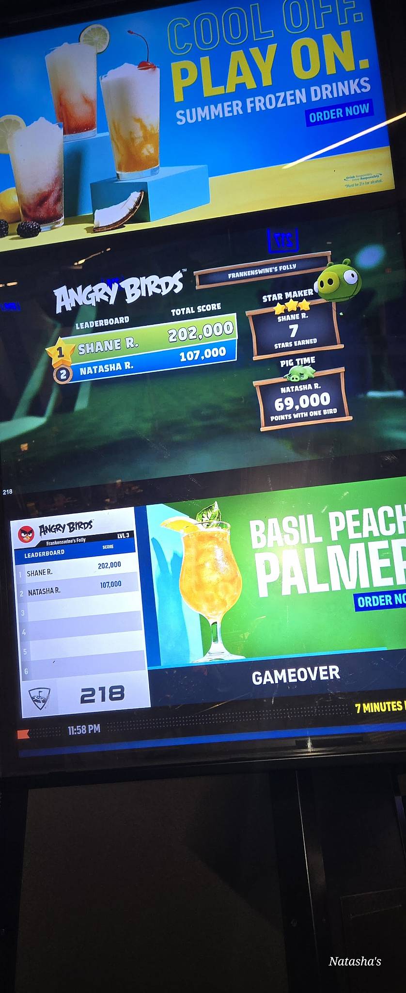 Topgolf Baltimore меню