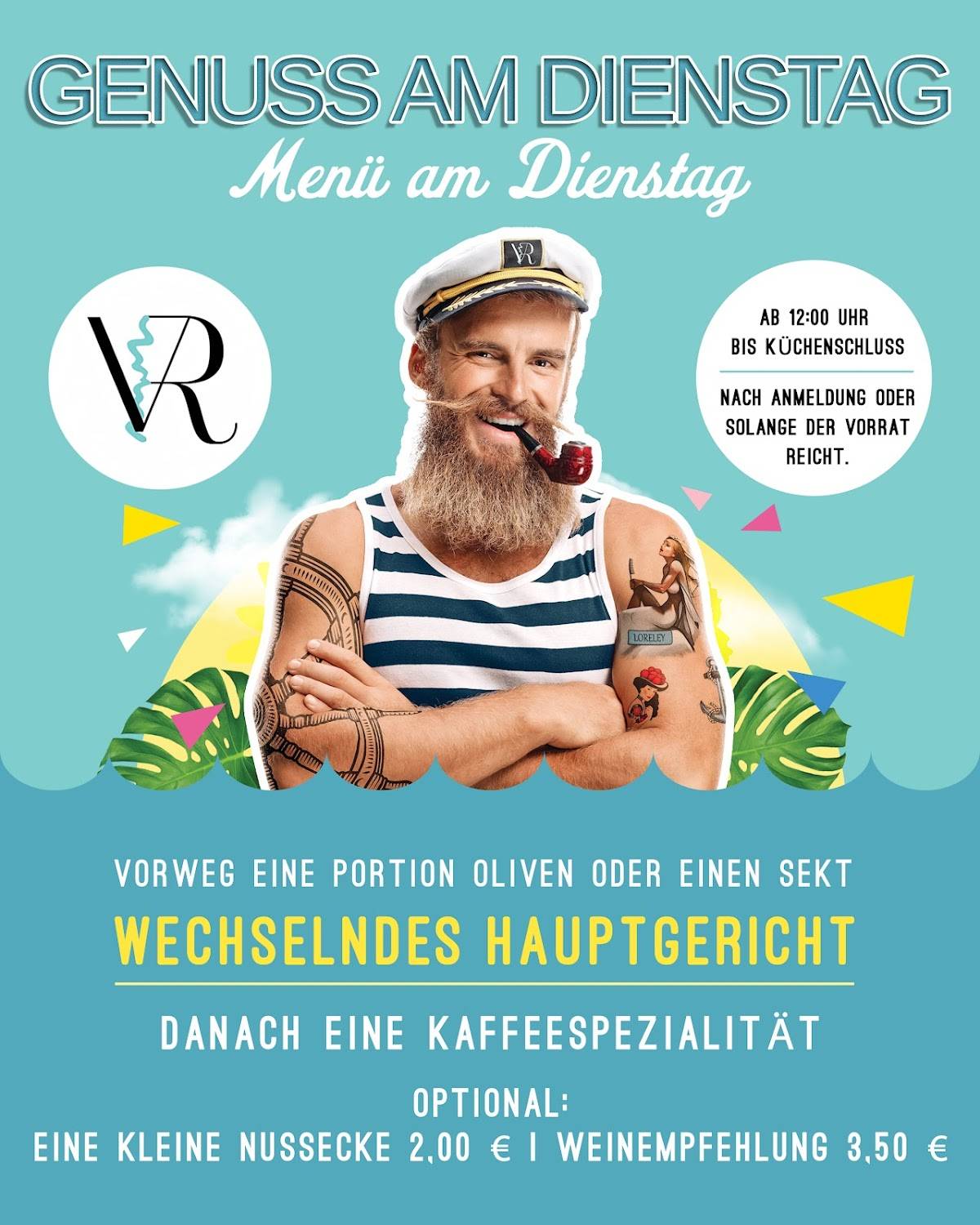 Väterchen Rhein меню