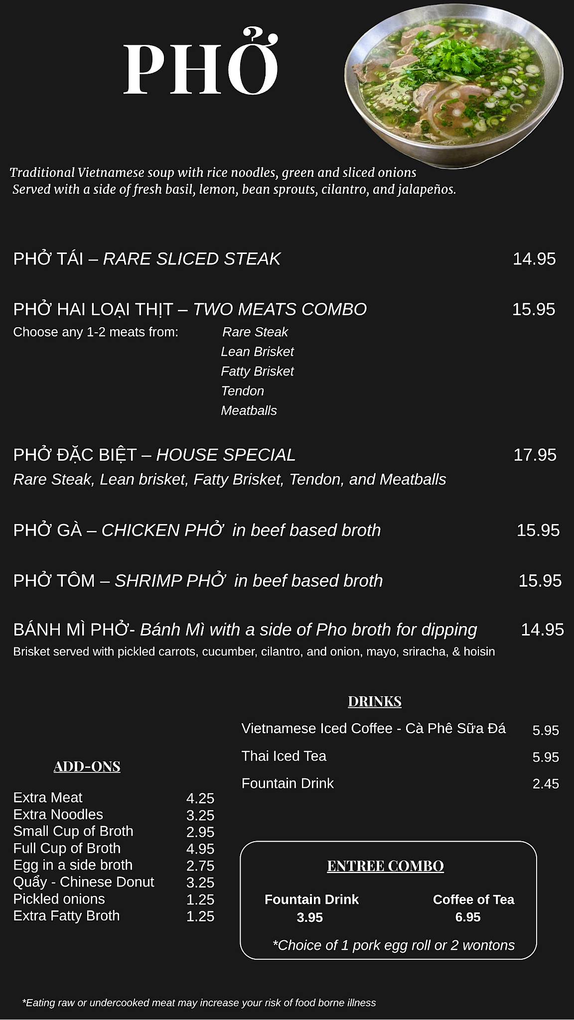 Viet Shack меню