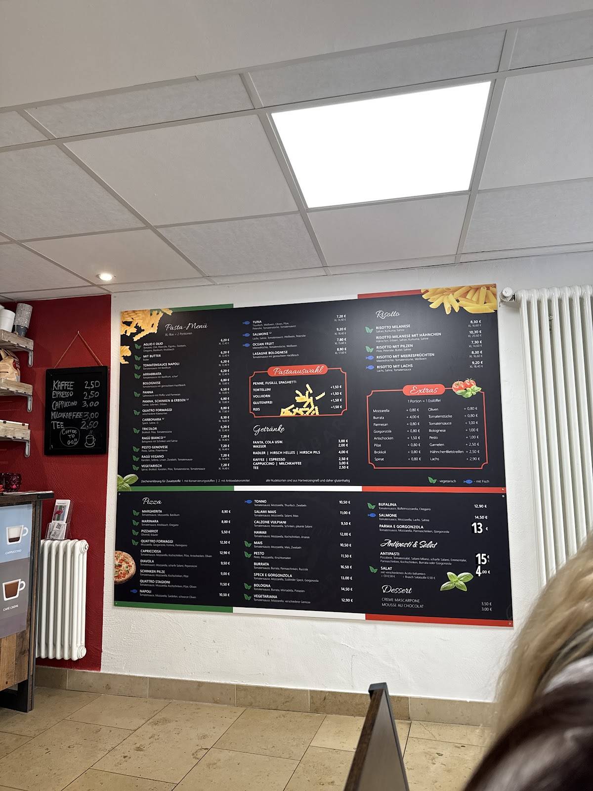 Vulpiani Pastabar Pizzeria меню