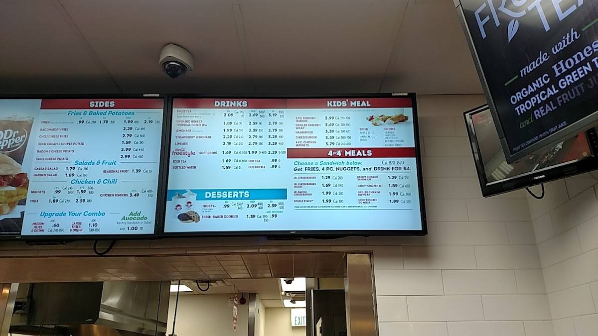Wendy's меню