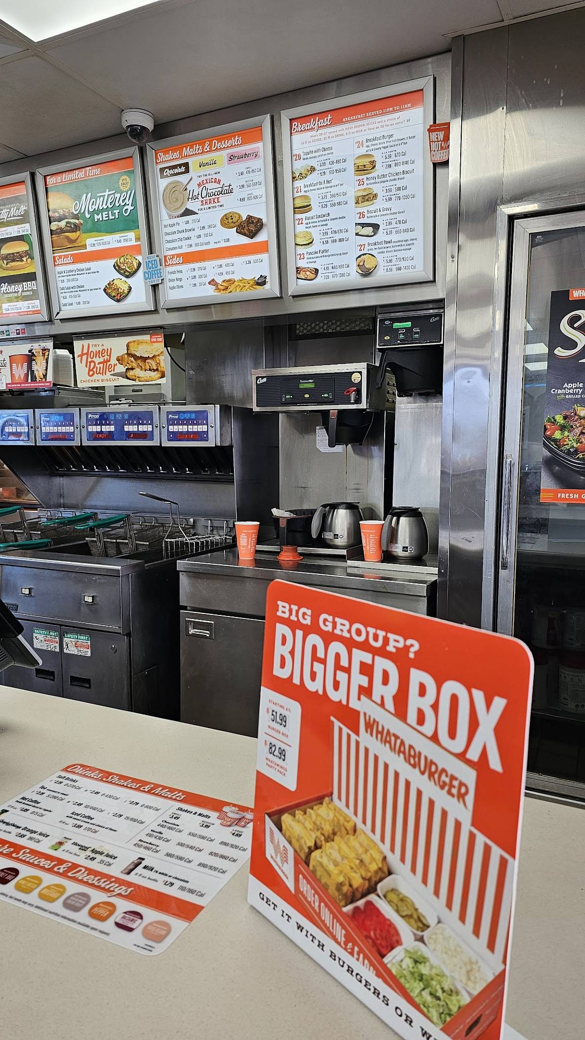 Whataburger меню