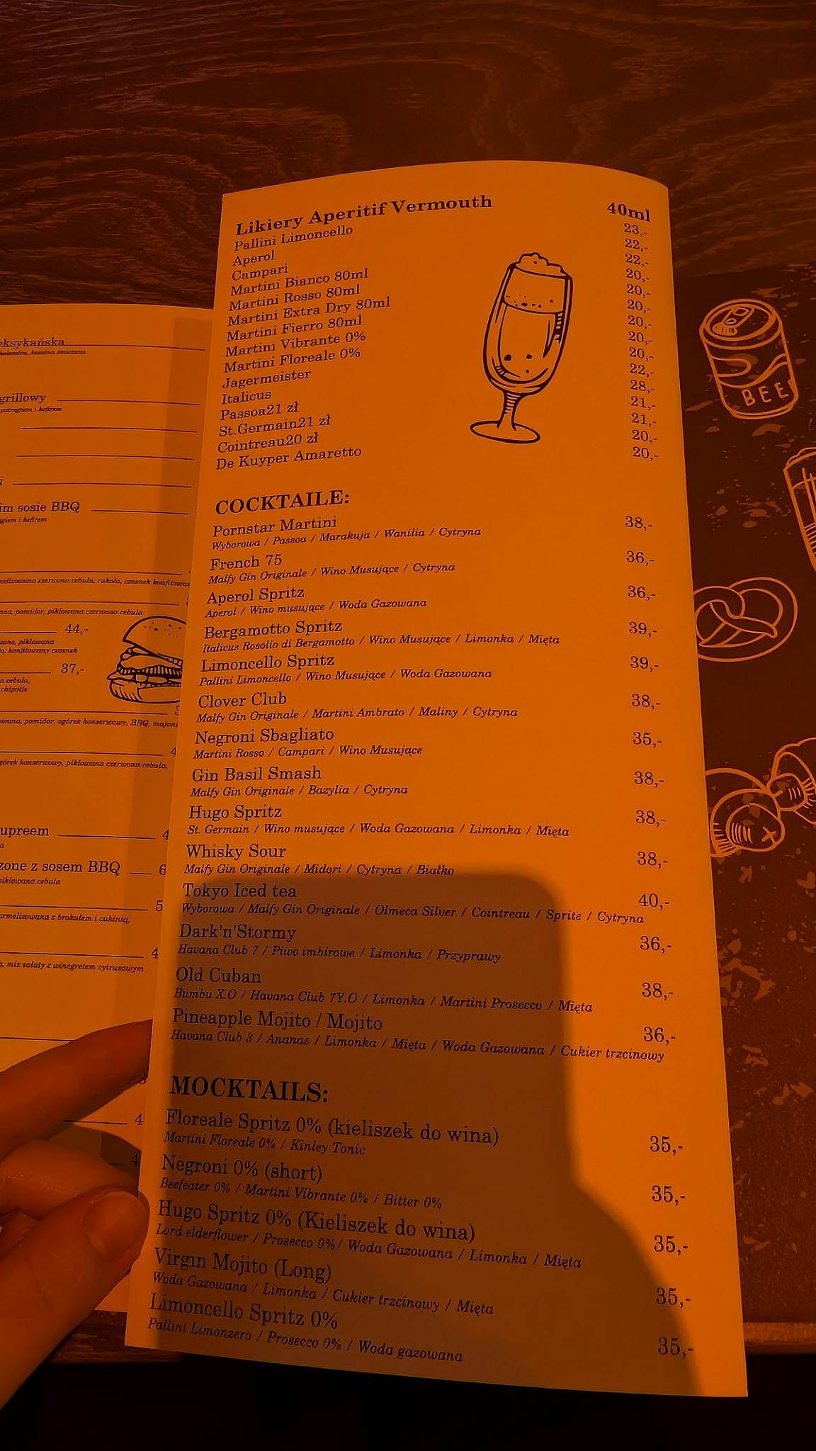 Why Not? меню