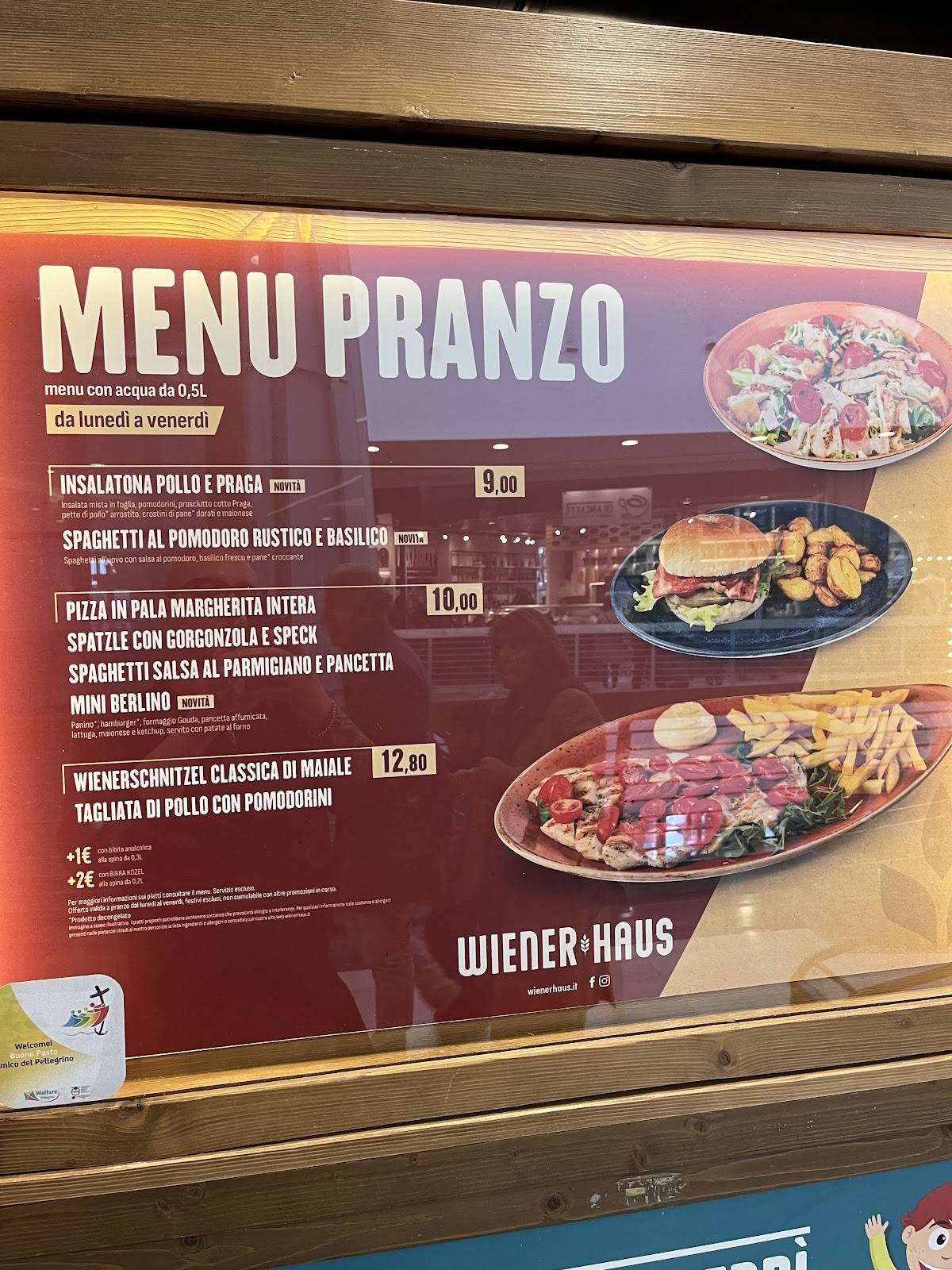 Wiener Haus Roma Est меню