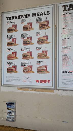 Wimpy Fraserburgh меню