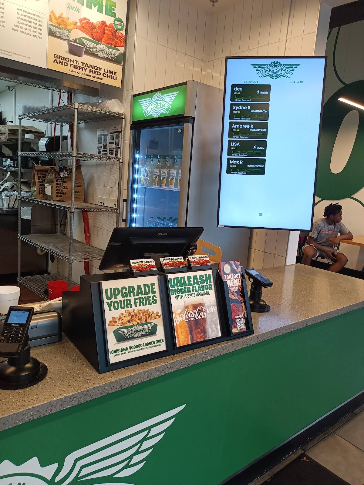 Wingstop меню