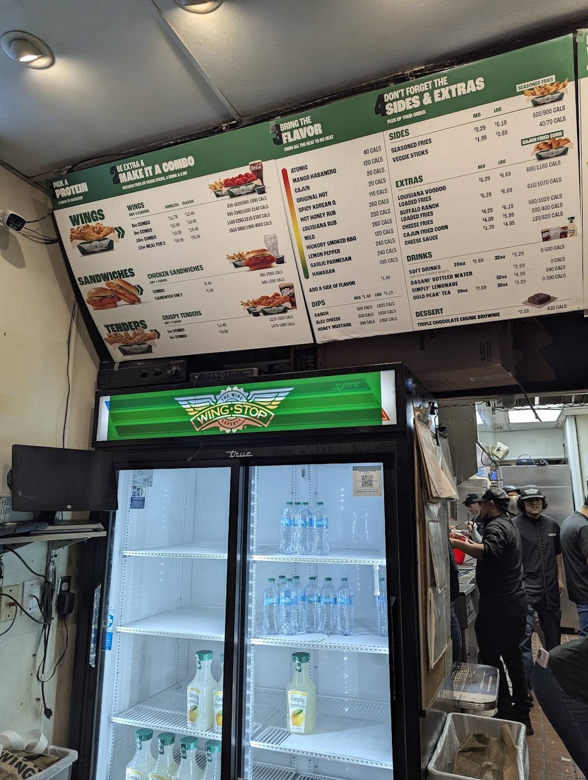 Wingstop меню