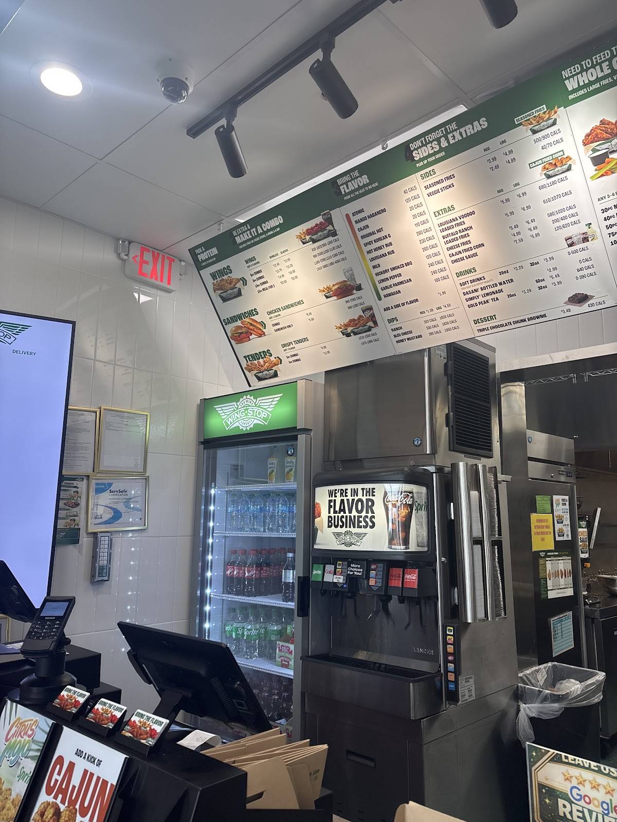 Wingstop меню