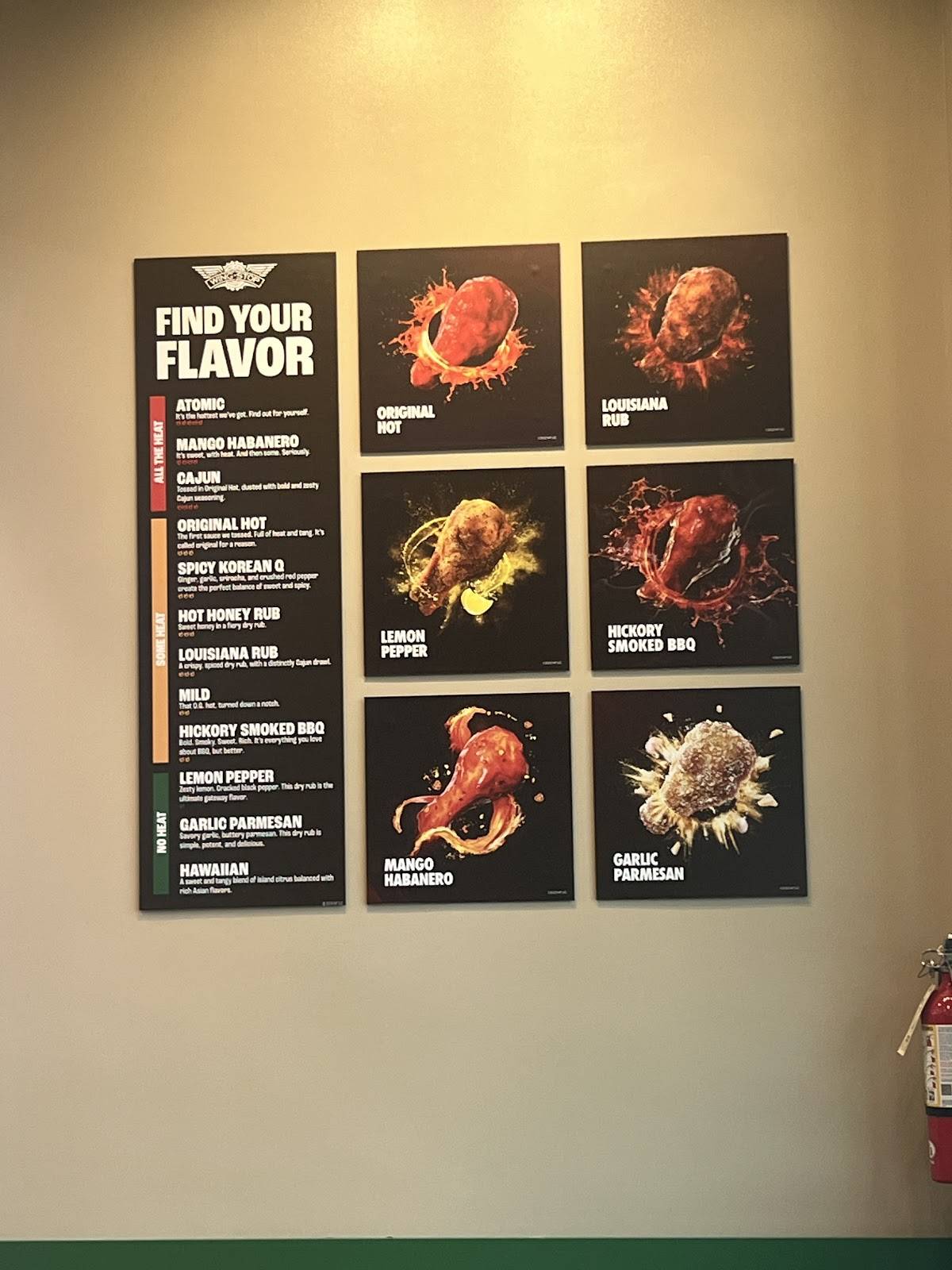 Wingstop меню