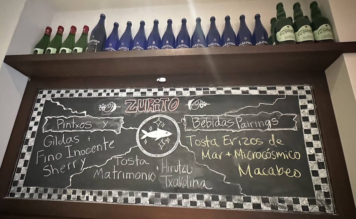 ZURiTO меню