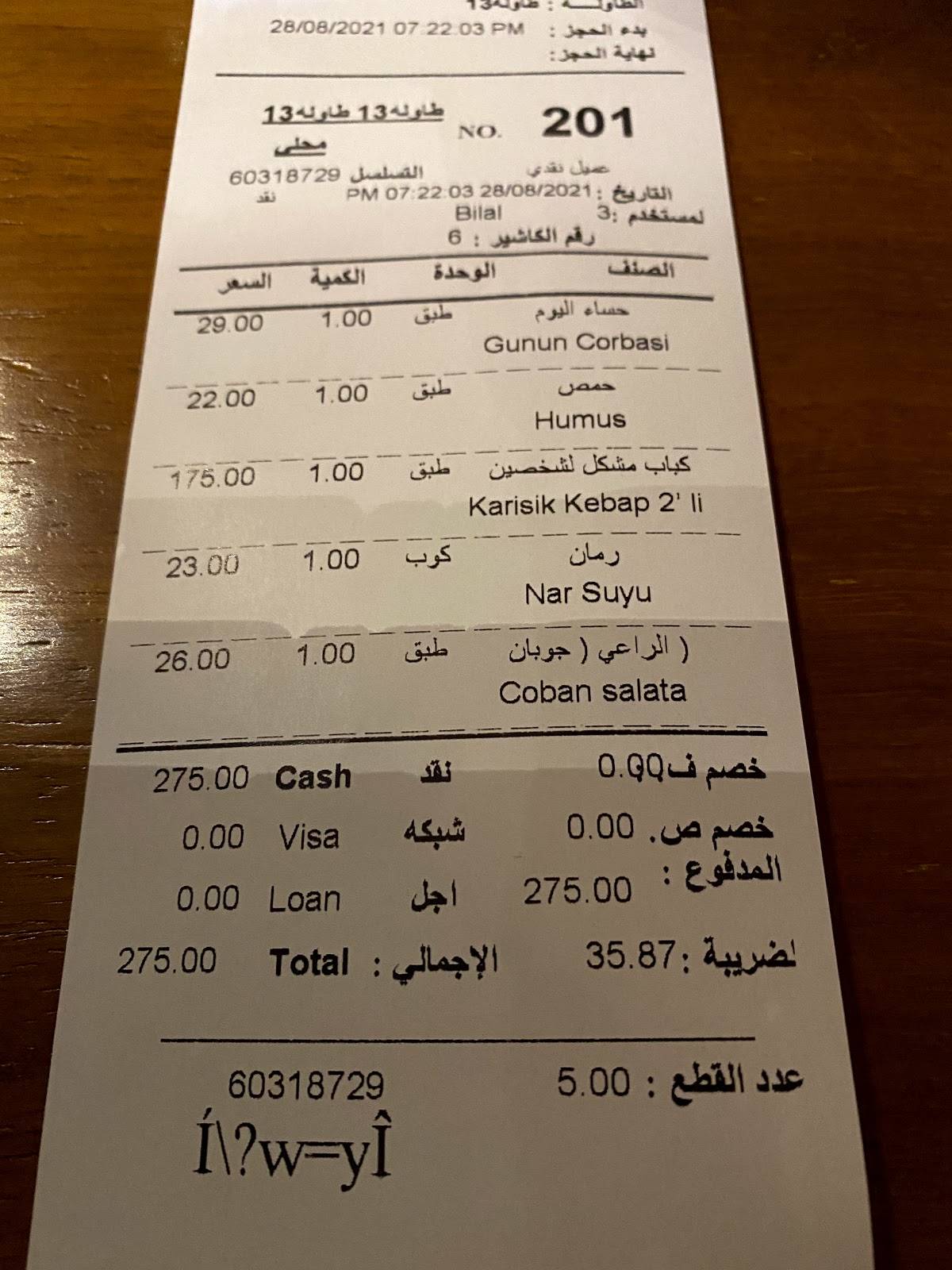 كوفى بريك وحفلات خارجية меню