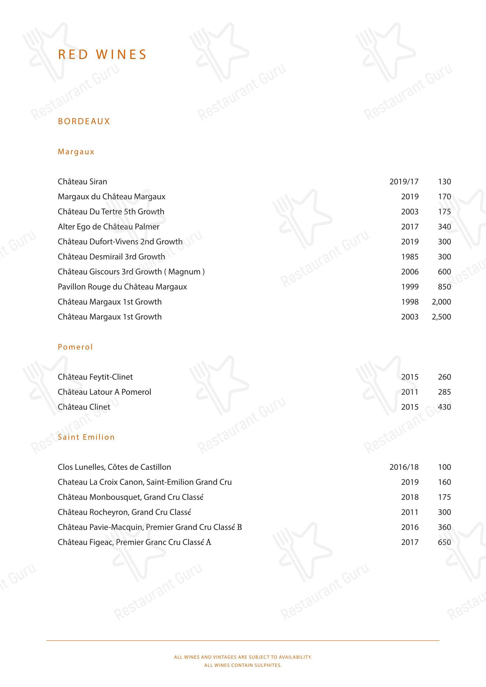 NIJŪ в Лондоне - Group Booking Menu
