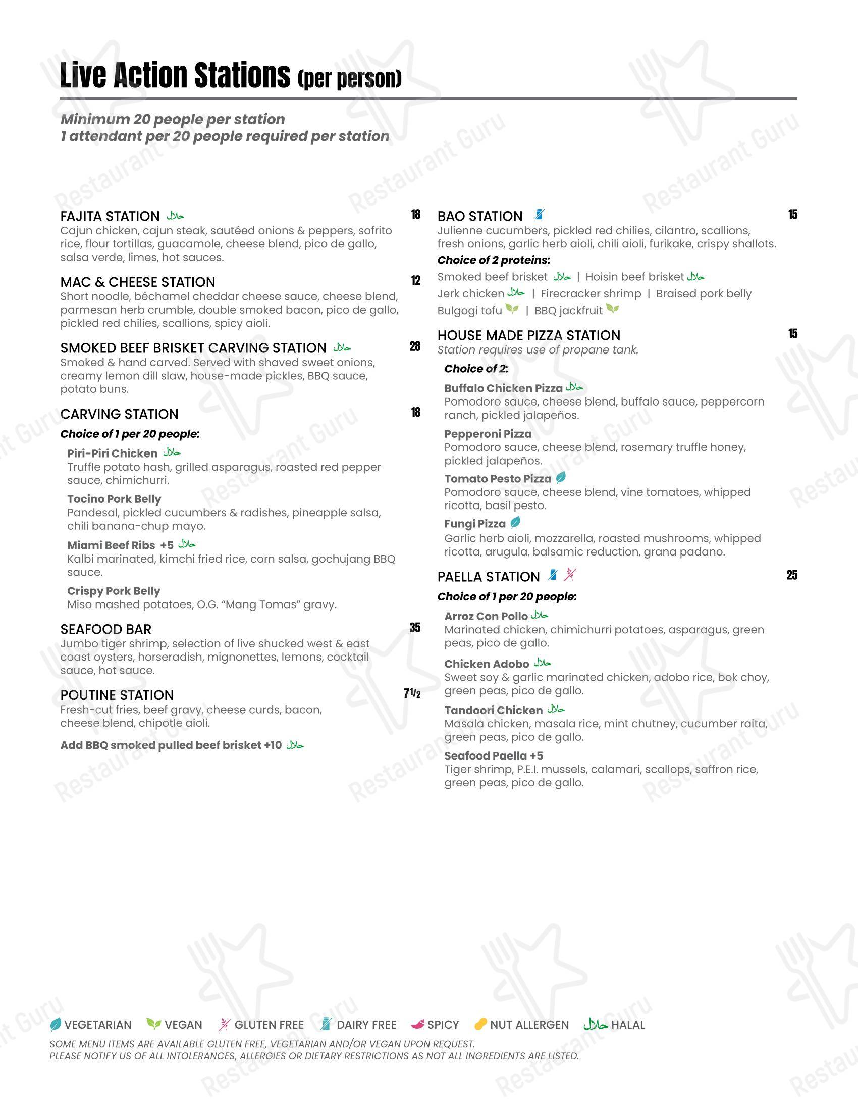 October Gallery Café в Лондоне - Меню напитков