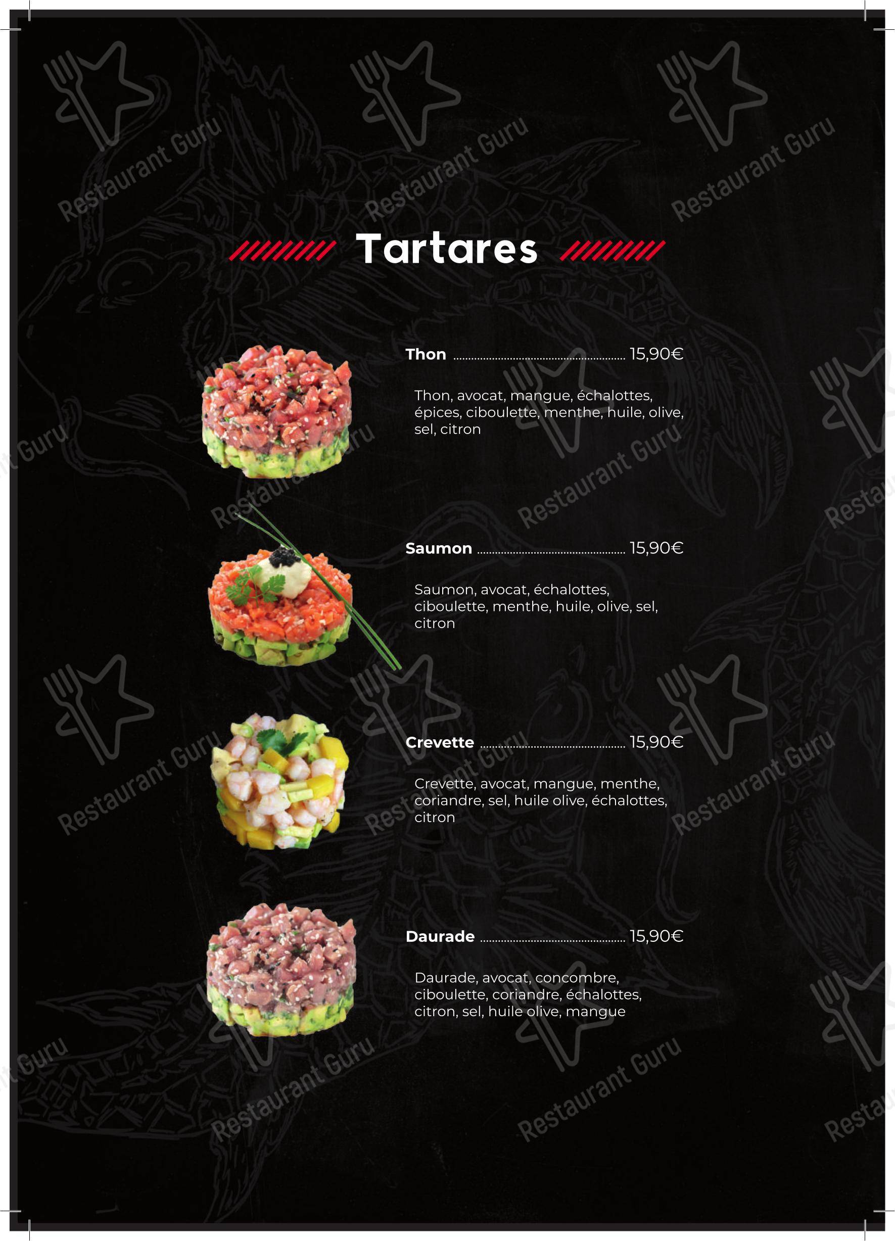 Меню ресторана SabaiDee Sushi