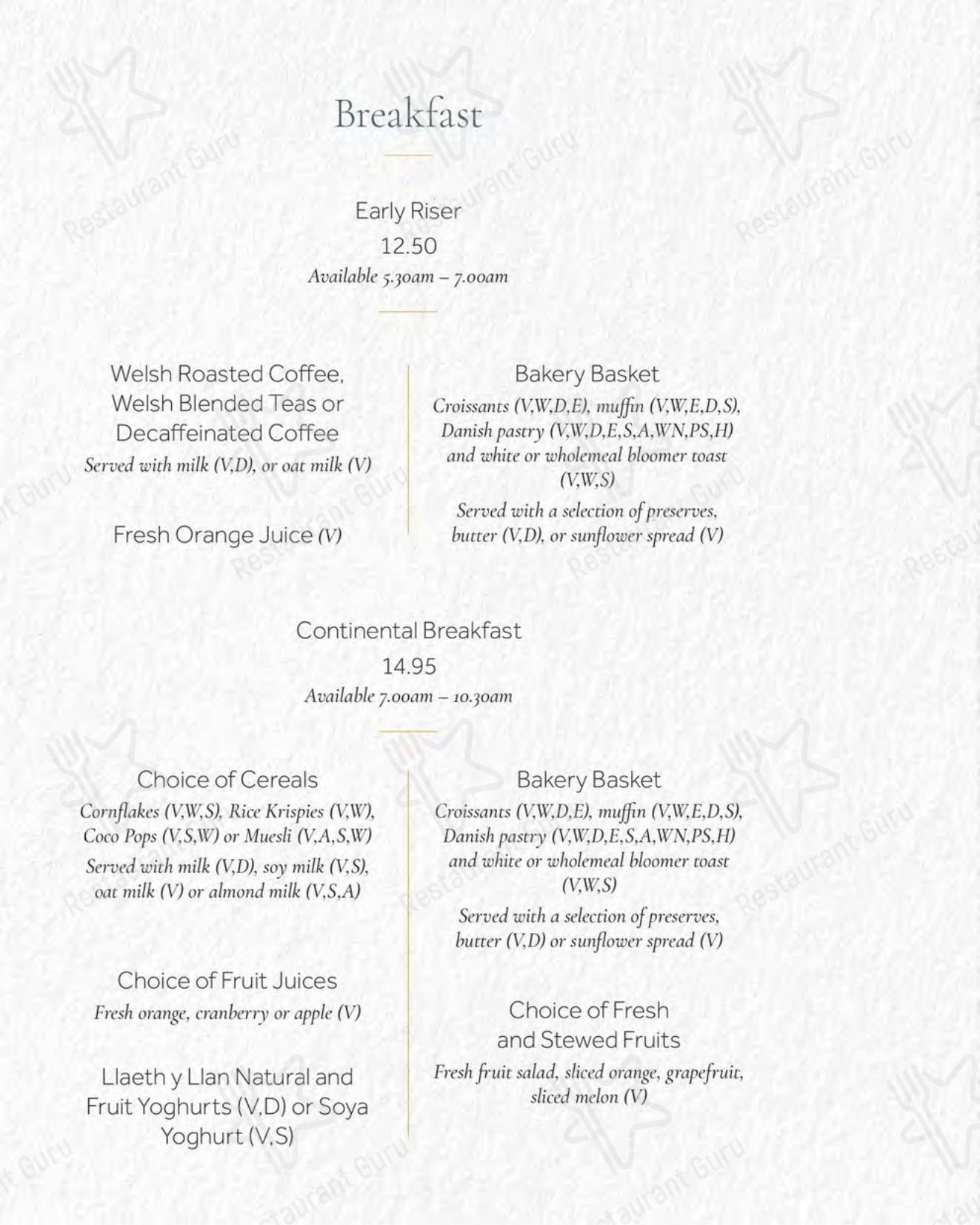 The Sorting Room Restaurant в Кардифф - OUR CATERING MENU