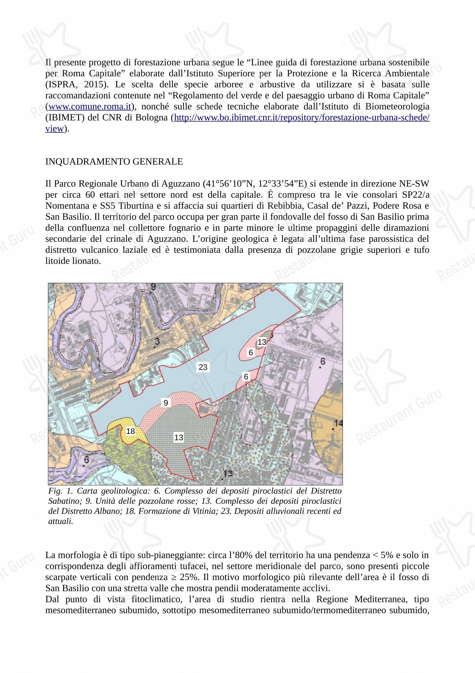 Меню ресторана Casale Podere Rosa-APS