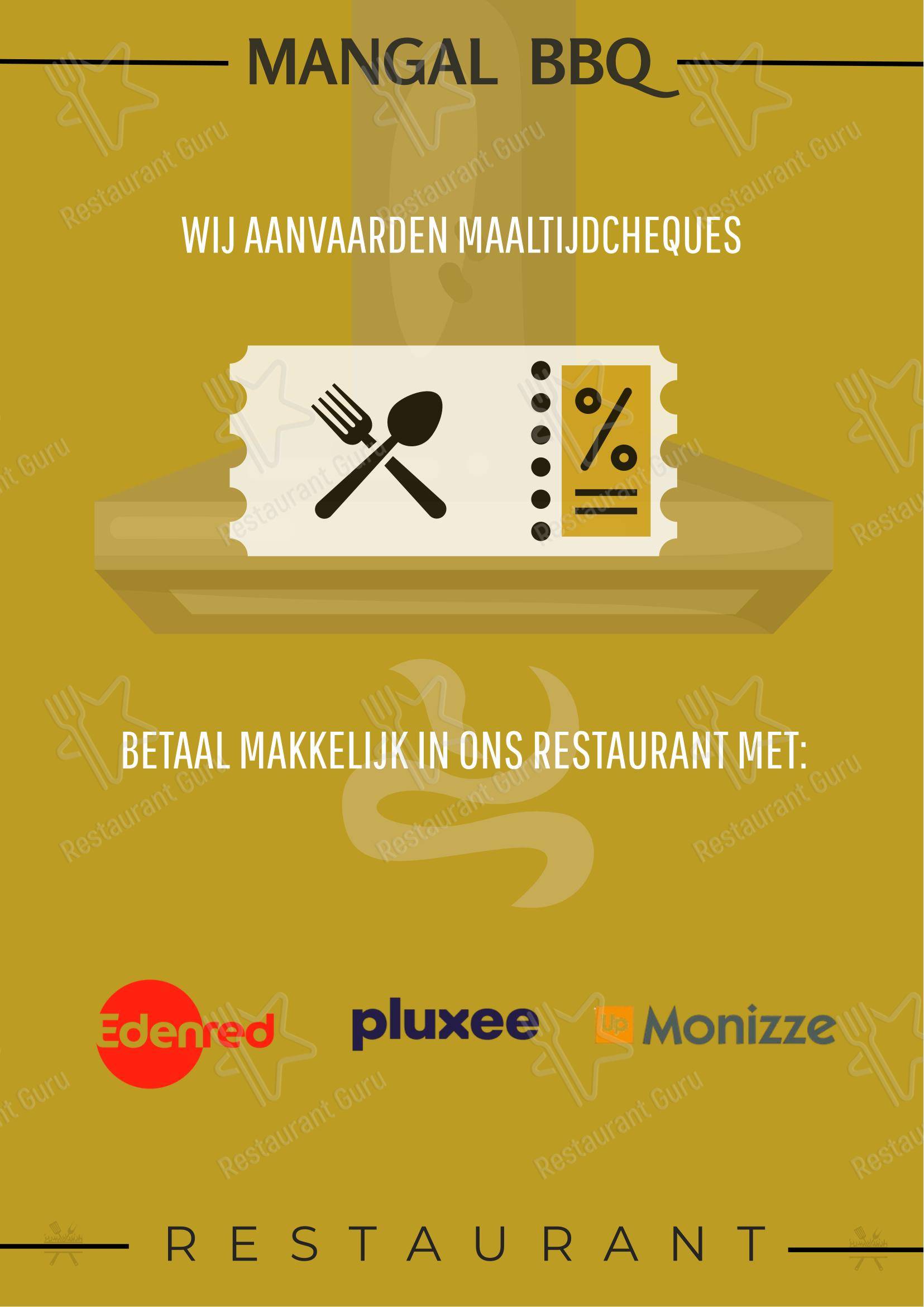 Меню ресторана Mangal BBQ