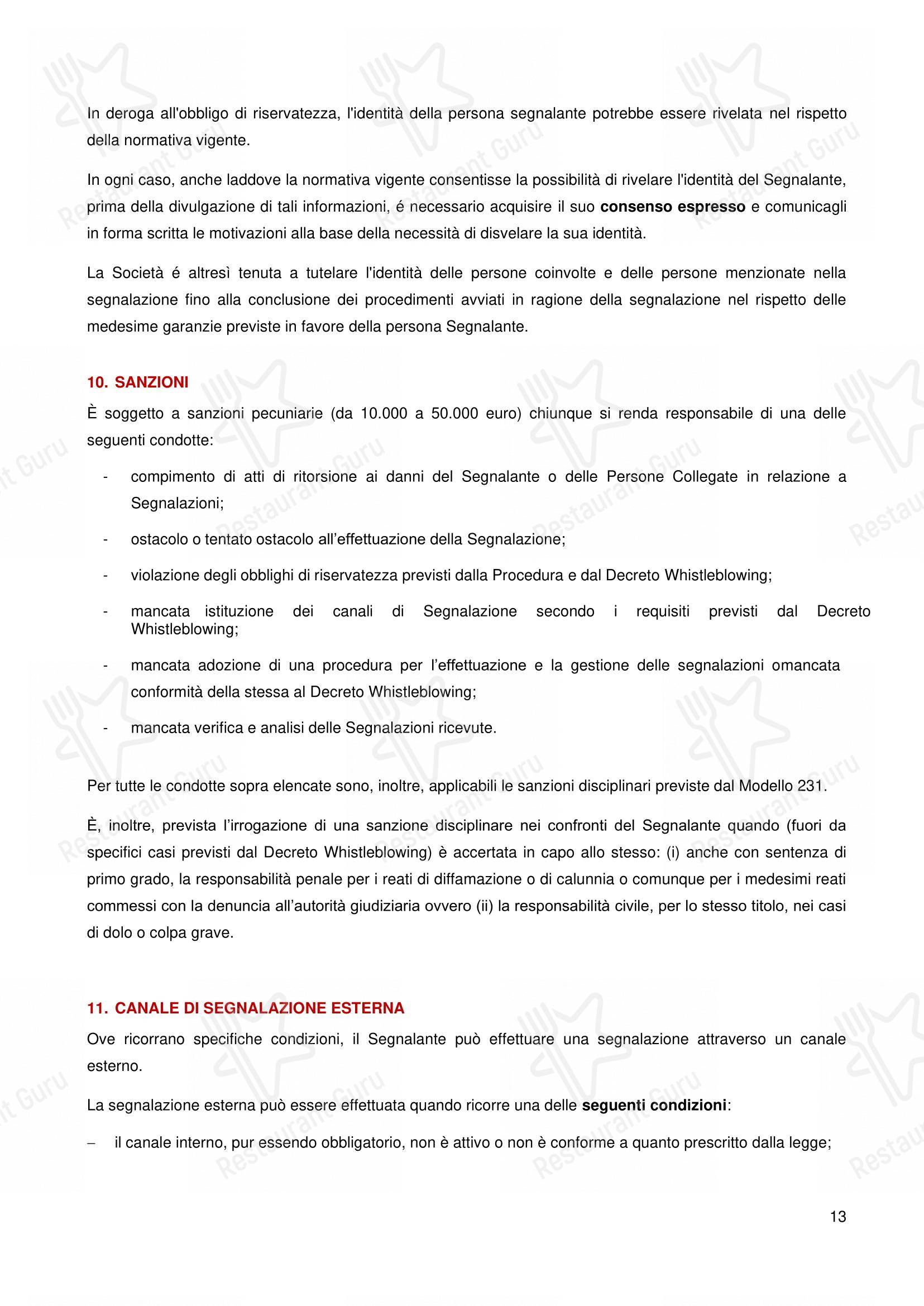 Pizzium - Rimini в Римини - Меню напитков